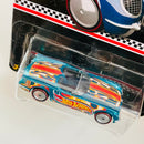 2016 Hot Wheels Collector Edition Mail-In 55 Corvette Exclusivo K-Mart azul spectraflame Redline Llantas de Goma RR base ZAMAC