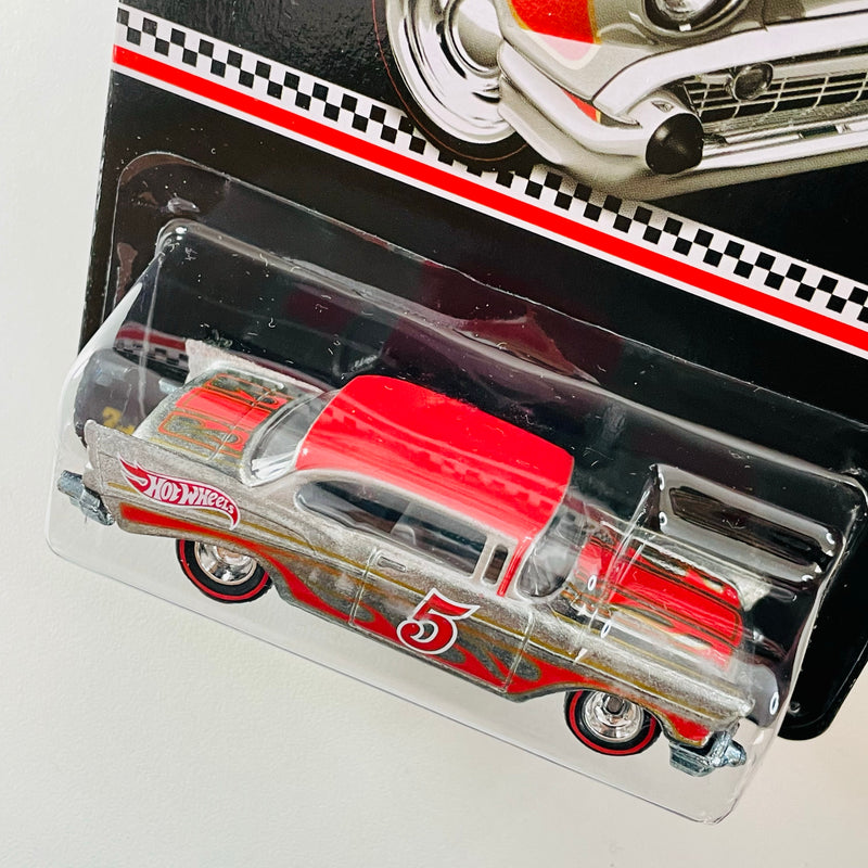 2015 Hot Wheels ZAMAC Collector Edition Mail-In 57 Chevy Bel Air Exclusivo Walmart Rewards ZAMAC Redline Llantas de Goma RR base ZAMAC