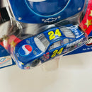 2002 Hasbro Winners Circle Race Hood Series NASCAR Jeff Gordon 24 Pepsi Dupont Chevrolet Monte Carlo azul Llantas Goodyear con Capó Decorativo