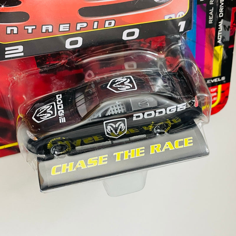 2001 Racing Champions Chase The Race NASCAR Dodge Intrepid R/T negro Llantas Goodyear