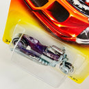 2007 Hot Wheels Walmart Exclusive Red Card Airy 8 morado MC3 base ZAMAC
