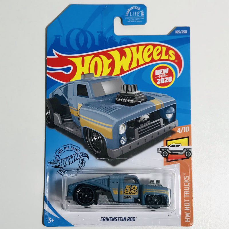 2020 Hot Wheels HW Hot Trucks Erikenstein Rod azul DD8