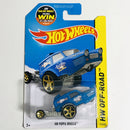 2015 Hot Wheels HW Off-Road HW Poppa Wheelie azul 5SP base ZAMAC