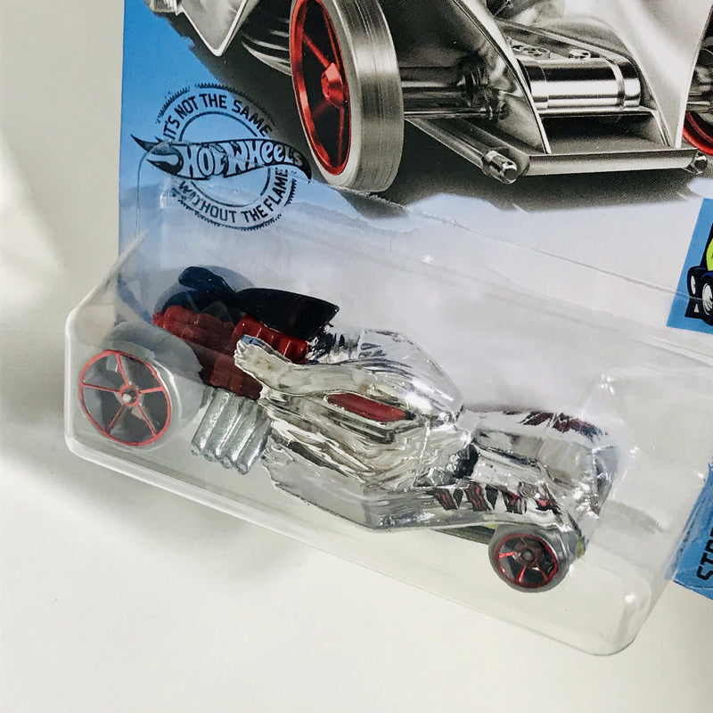 2019 Hot Wheels Street Beasts Tomb Up cromado OH5 base ZAMAC