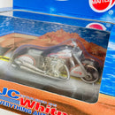 1997 Hot Wheels Limited Edition 1/10,000 JC Whitney Scorchin' Scooter negro MC3 base ZAMAC