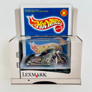 1999 Hot Wheels Special Edition Lexmark Scorchin' Scooter negro MC3 base ZAMAC