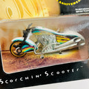 1999 Hot Wheels Limited Edition 50th Anniversary Mervyn's California Scorchin' Scooter blanco MC3 base ZAMAC