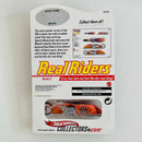 2006 Hot Wheels RLC Real Riders Pit Cruiser Exclusivo Red Line Club naranja spectraflame Llantas de Goma RR base ZAMAC