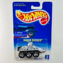 1997 Hot Wheels Radar Ranger 63 plata metálico SB base ZAMAC