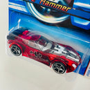 2006 Hot Wheels First Editions Nerve Hammer 011 rojo OH5 base ZAMAC