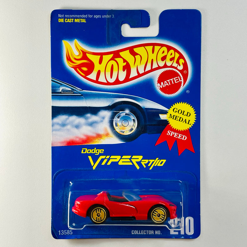 1994 Hot Wheels Gold Medal Speed Dodge Viper RT/10 210 rojo Gold UH