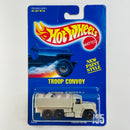 1992 Hot Wheels Troop Convoy 195 beige con cubierta camuflada BW