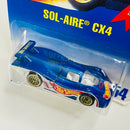 1994 Hot Wheels Gold Medal Speed Sol-Aire CX4 254 azul metálico Gold LW