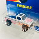 1997 Hot Wheels Bywayman 220 blanco SB base ZAMAC