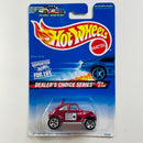 1997 Hot Wheels Dealer's Choice Series Volkswagen Baja Bug rojo metálico 5SP base ZAMAC