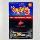 2001 Hot Wheels Special Edition Jiffy Lube Signature Service Exclusive Surf Crate negro con madera 5SP base ZAMAC
