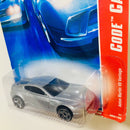 2007 Hot Wheels Code Car Aston Martin V8 Vantage plata PR5