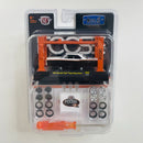 2021 M2 Machines Model Kit Limited Edition 1/9,400 Foose 1967 Chevrolet Nova Foose Cherry Nova R43 negro con blanco Llantas de Goma
