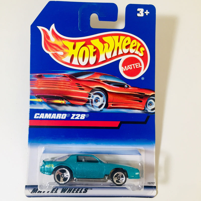 1998 Hot Wheels Camaro Z28 verde 3SP