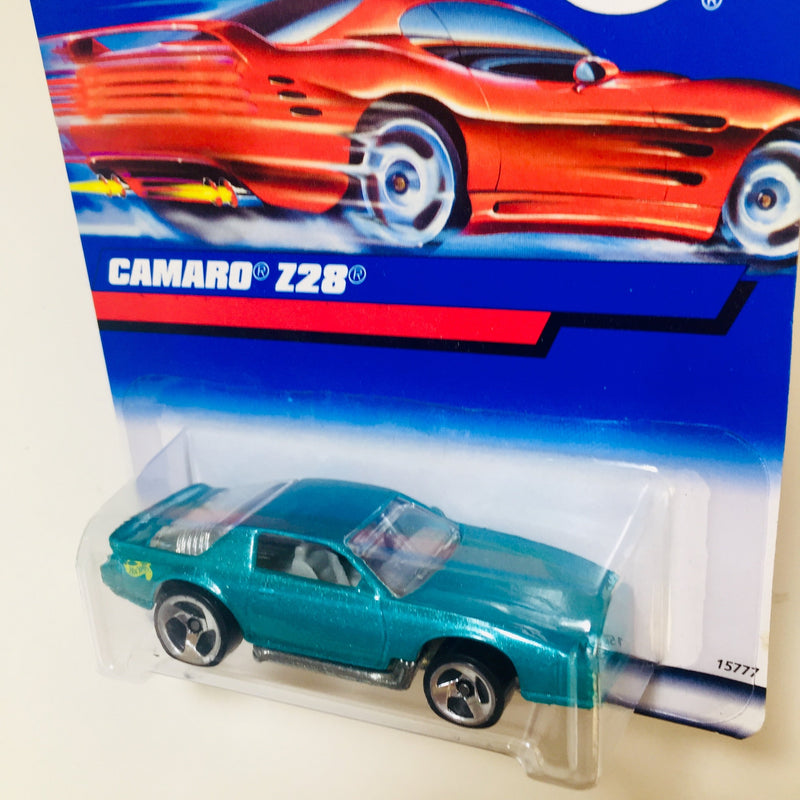 1998 Hot Wheels Camaro Z28 verde 3SP