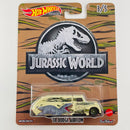 2022 Hot Wheels Premium Pop Culture Jurassic World 38 Dodge Airflow beige Llantas de Goma RR