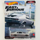 2021 Hot Wheels Premium Fast & Furious Fast Superstars Rápidos y Furiosos 70 Chevy Nova SS plata metálico Llantas de Goma RR
