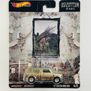 2020 Hot Wheels Premium Pop Culture Led Zeppelin 67 Austin Mini Van dorado Llantas de Goma RR base ZAMAC