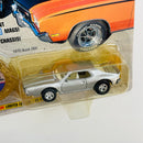 1996 Johnny Lightning Muscle Cars USA Limited Edition 1/20,000 1972 AMC Javelin plata con Moneda Coleccionista