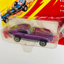 1993 Johnny Lightning The Challengers Commemorative Limited Edition Custom XKE Jaguar rosado Redline con Moneda Coleccionista