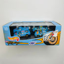 1999 Hot Wheels Pro Racing 50th Anniversary of Petty Racing 4 Pack Set de 4 con Llantas de Goma RR - Pontiac Grand Prix #43 y #44, Dodge Racing Truck, Chevrolet Monte Carlo
