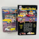 2000 Hot Wheels Adkin's Collectibles 4 Decades of Hot Rods Special Limited Edition 47 Ford Convertible blanco con flamas Llantas de Goma RR