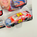 2006 Hasbro Winners Circle NASCAR Jeff Gordon 24 Dupont Performance Alliance Chevrolet Monte Carlo naranja Llantas Goodyear con Capó Imán Magnético