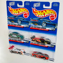 2000 Hot Wheels CD Customs Colección Set de 4 - Chrysler Pronto, Pikes Peak Tacoma Toyota, Shadow Mk IIa, Pontiac Banshee