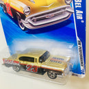 2010 Hot Wheels HW Performance 57 Chevy Bel Air dorado 5SP