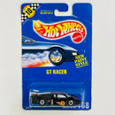 1993 Hot Wheels Speed Points GT Racer 168 negro BW base ZAMAC