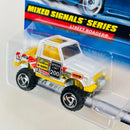 1998 Hot Wheels Mixed Signals Series Street Roader Suzuki blanco SB base ZAMAC