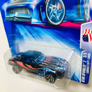 2004 Hot Wheels Star Spangled Corvette 1963 127 negro Y5
