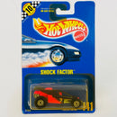 1992 Hot Wheels Speed Points Shock Factor 141 rosado brillante CT base ZAMAC Primera Edición