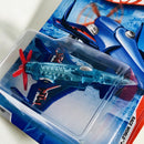 2010 Hot Wheels Race World Movie Stunts Poison Arrow azul 5SP