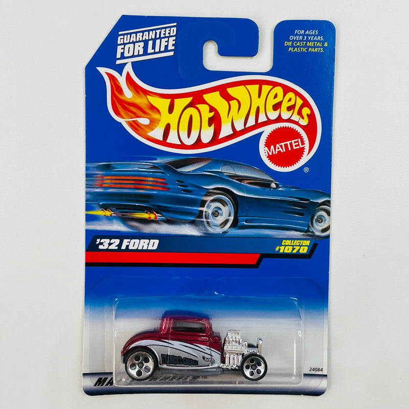1999 Hot Wheels 32 Ford 1070 rojo metálico 5DOT