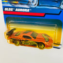 2000 Hot Wheels Olds Aurora 175 naranja metálico LW
