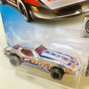 2019 Hot Wheels Treasure Hunt Super Chromes Corvette Stingray plata 5SP