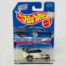 1998 Hot Wheels First Editions Hot Seat blanco 5SP base ZAMAC de Tailandia Primera Edición