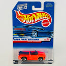 1998 Hot Wheels First Editions Dodge Sidewinder naranja fluorescente 5SP variante Tarjeta Auto Azul Primera Edición