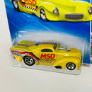 2010 Hot Wheels HW Performance 1941 Jeep Willys Coupe amarillo 5SP