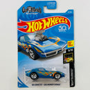 2018 Hot Wheels Nightburnerz 68 Corvette Gas Monkey Garage azul metálico 5SP