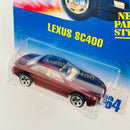 1996 Hot Wheels Lexus SC400 264 granate metálico 5DOT