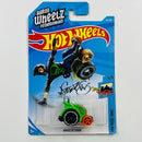 2019 Hot Wheels HW Ride-Ons Aaron Wheelz Fotheringham Wheelie Chair verde OH5 Primera Edición