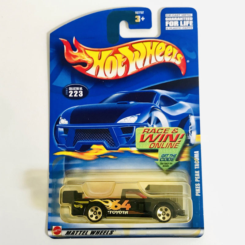 2001 Hot Wheels Pikes Peak Tacoma Toyota 223 negro 5DOT