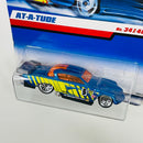 1998 Hot Wheels At-A-Tude azul metálico LW Primera Edición Tarjeta Mexicana